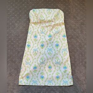 Govango Dolphin Novelty Print Strapless Dress Size 6